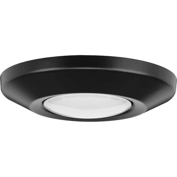 Progress Lighting Intrinsic Collection 7.25 in. Black Flush Mount LED Adjustable Eyeball Ceiling Fixture