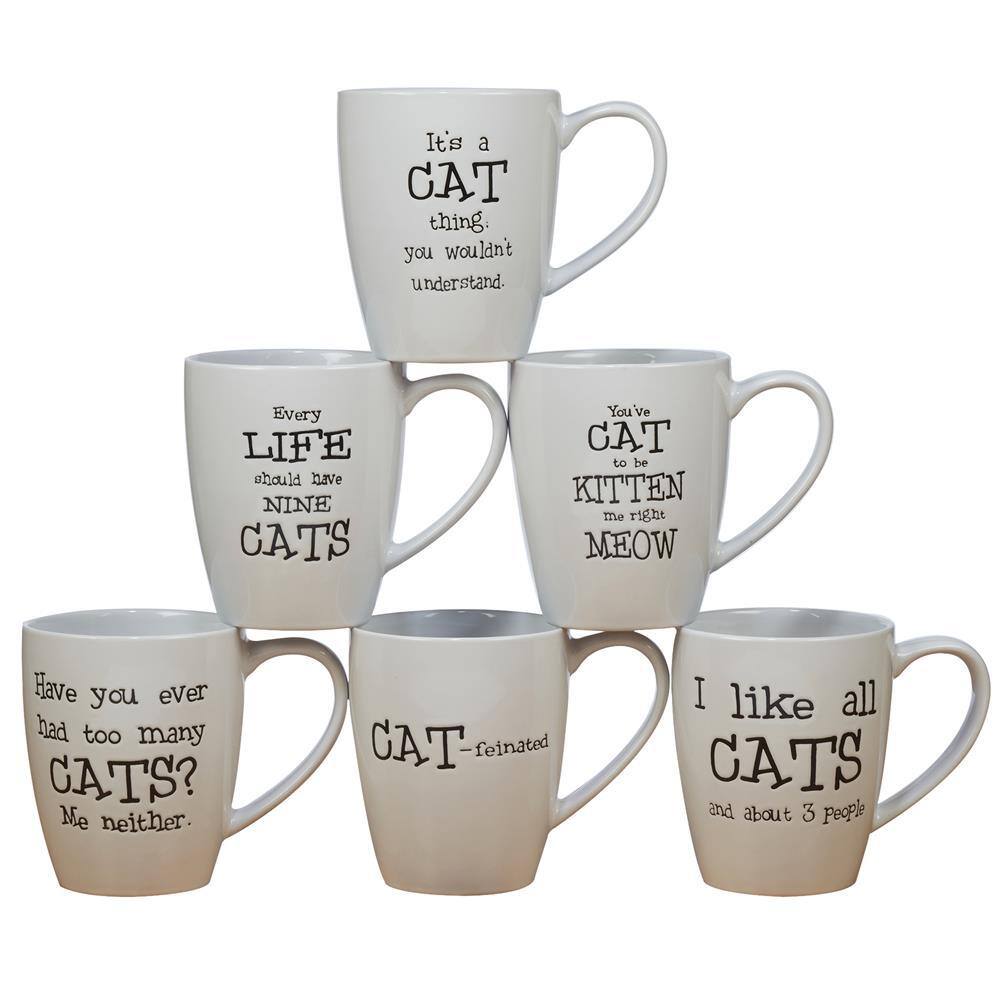 Certified International It's All in the Cattitude 22 oz. 6 in ...