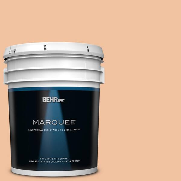 BEHR MARQUEE 5 gal. #M220-3 Carving Party Satin Enamel Exterior Paint & Primer
