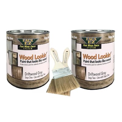 2-Pint Driftwood Gray Small Specialty Paint Kit
