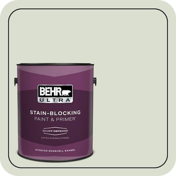 BEHR ULTRA 1 gal. #PPL-47 Sage Tint Extra Durable Eggshell Enamel Interior Paint & Primer