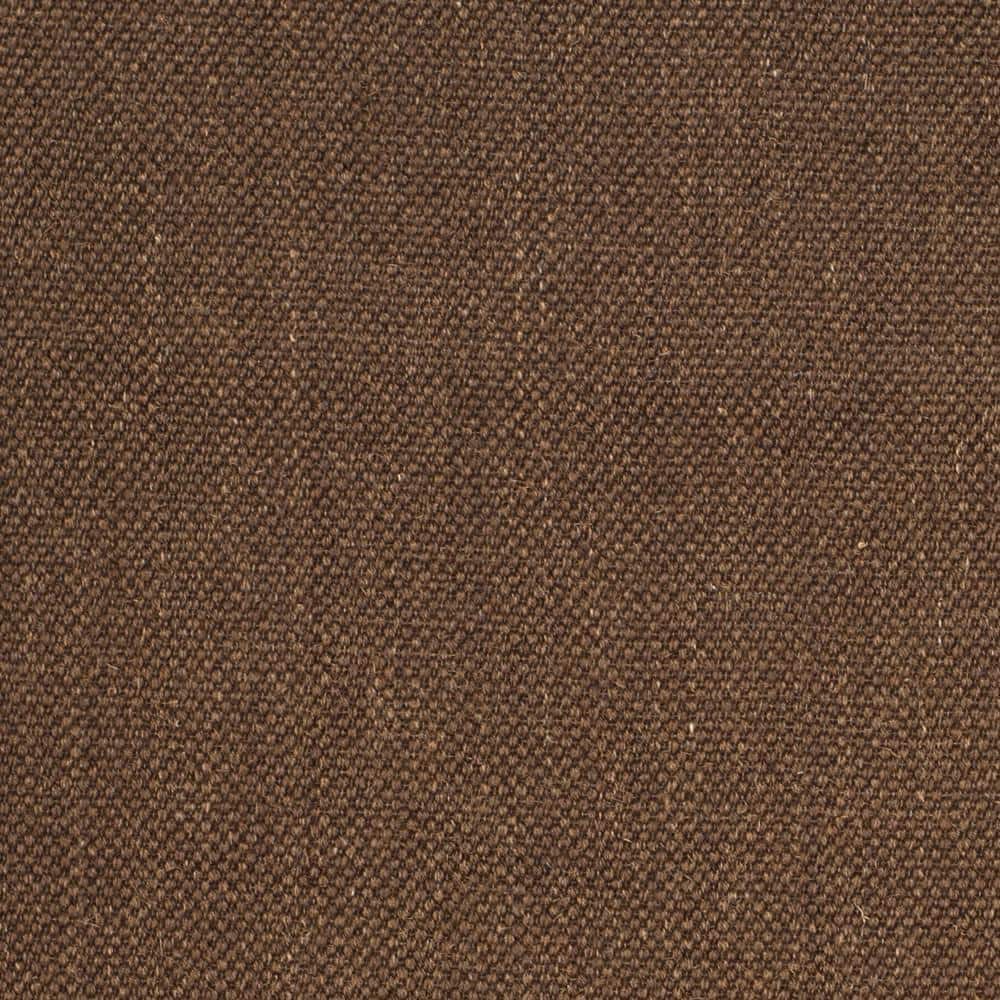 Handmade Brown Wool and Cotton Non-slip Area Rug, 8' x 10'