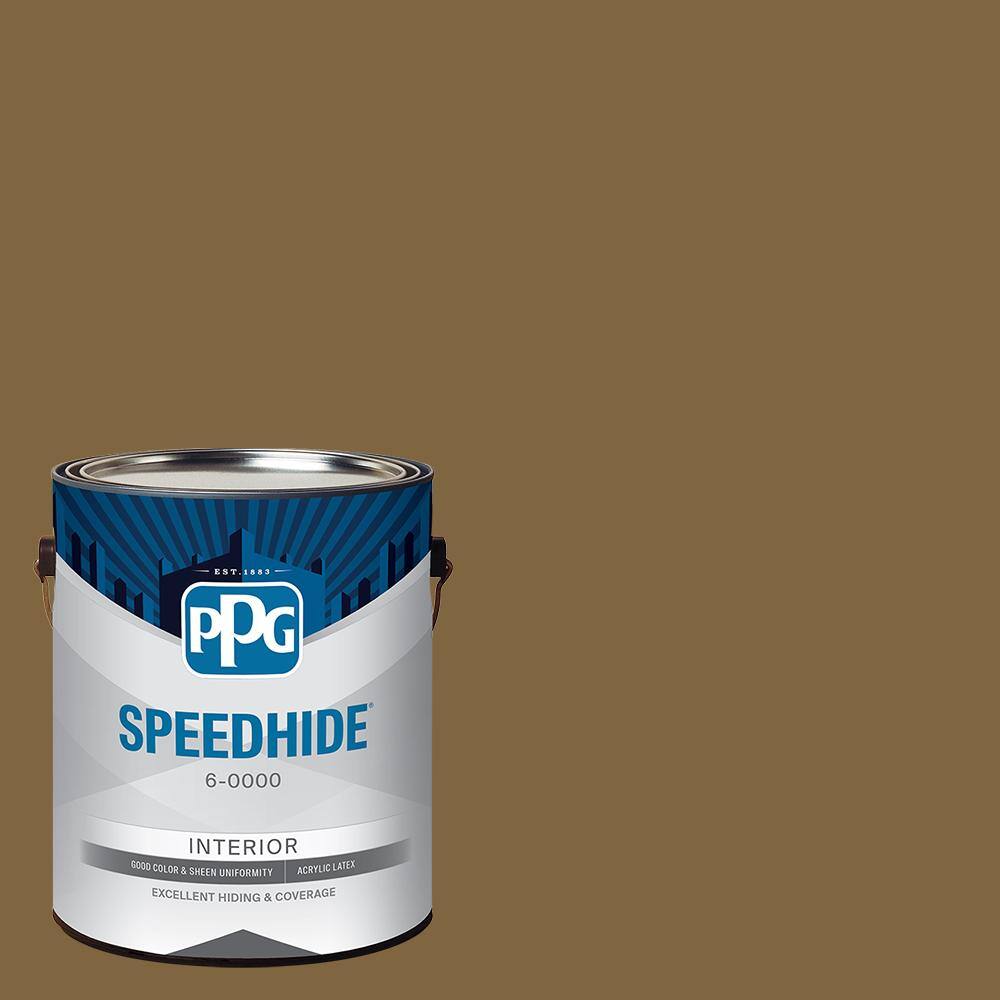 1 gal. PPG1096-7 Seasoned Acorn Eggshell Interior Paint product image for price tracking