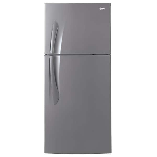 LG 15.7 cu. ft. Top Freezer Refrigerator in Platinum Finish