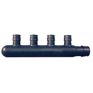3/4 in. Poly-Alloy PEX-A Expansion Barb Inlets x 1/2 PEX-A Expansion Barb 4-Port Closed Manifold