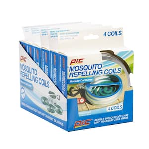 Mosquito Repelling Coils with Metal Burner and Carabiner (6-Pack)