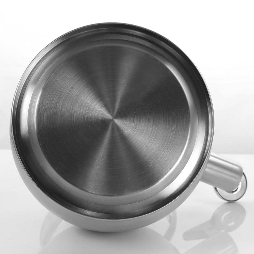 Brushed Silver 2.8L Stainless Steel Whistling Kettle
