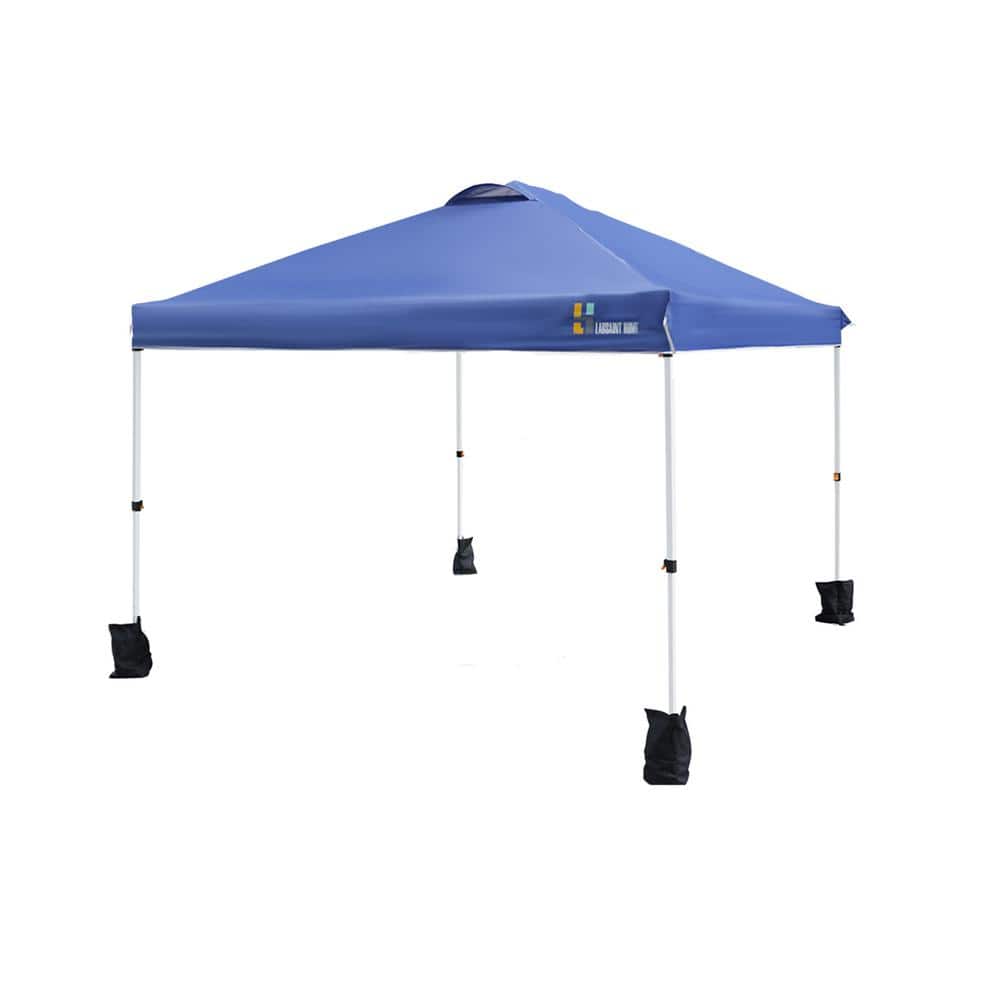 10 ft. x 10 ft. Pop Up Portable Folding Instant Canopy Tent with Roller Bag