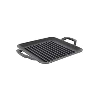 11 Inch Cast Iron Chef Style Square Grill Pan
