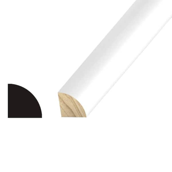 Builders Choice LWM106 . 688 in. D x . 688 in. W x 144 in. L Primed Wood Quarter Round (Pack of 10)
