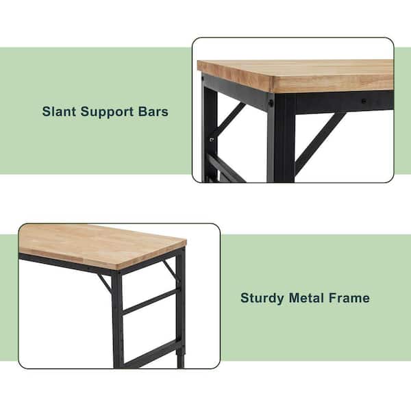 BOPOREA MEGO LLC 60 in. Adjustable Height Workbench with Power