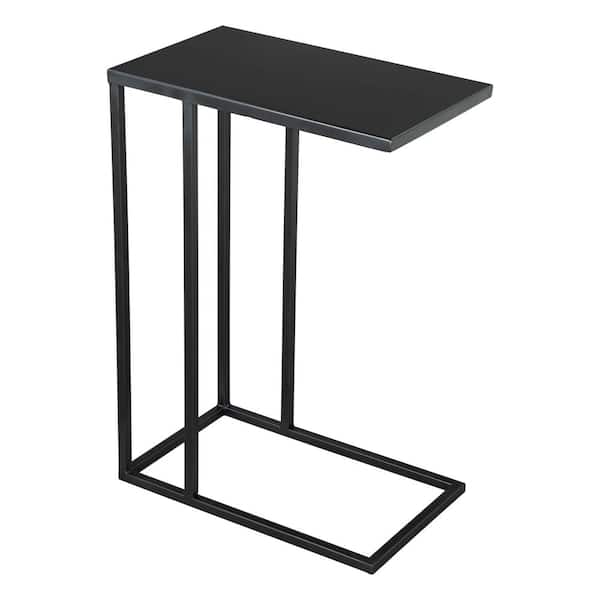 ZUO Atom 16.5 in.W Black 23.6 in.H Rectangle Iron End Table