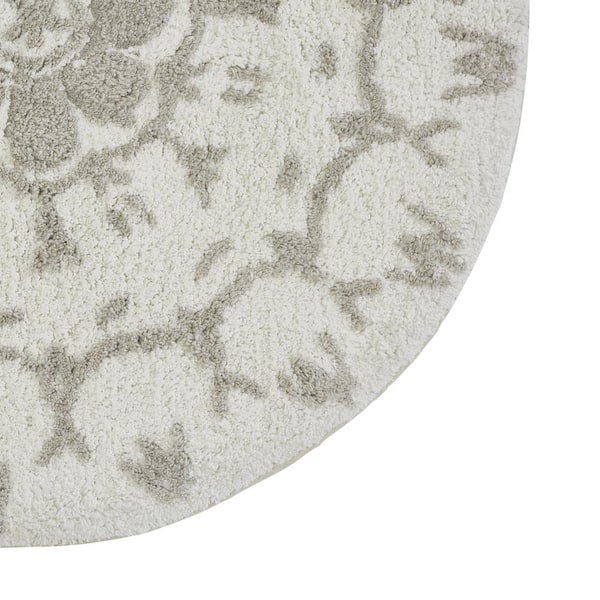 Chesapeake Merchandising Inc Chesapeake Kyala 2-Pieces Spa Bath Rug ( 30 in. & 24 in. Round)