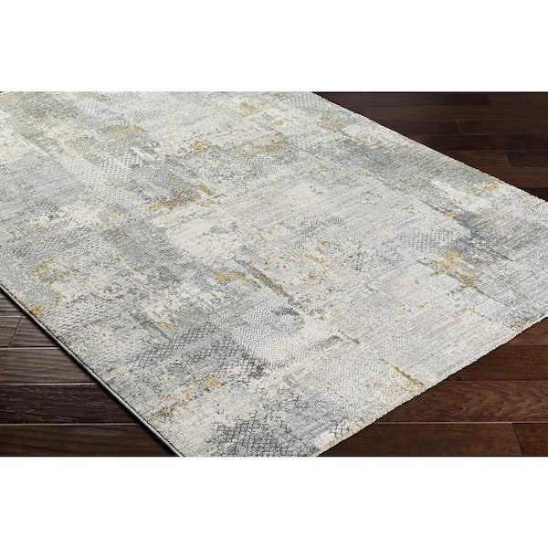 Dresden Dusty Sage Modern 2 ft. x 7 ft. Indoor Area Rug