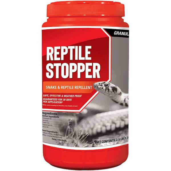 ANIMAL STOPPER Reptile Stopper Animal Repellent, 2.5# Ready-to-Use Granular Shaker