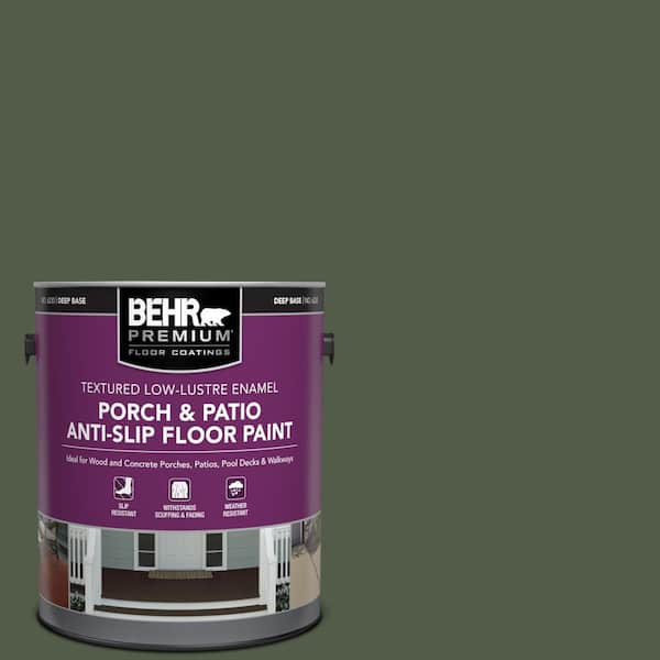 BEHR PREMIUM 1 gal. #SC-120 Ponderosa Green Textured Low-Lustre Enamel Interior/Exterior Porch and Patio Anti-Slip Floor Paint