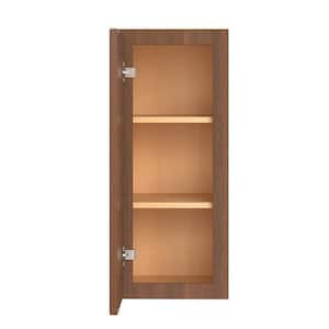 15 in. W x 12 in. D x 36 in. H in Cameo Scotch Plywood Ready to Assemble Wall Cabinet 1-Door 2-Shelves Kitchen Cabinet