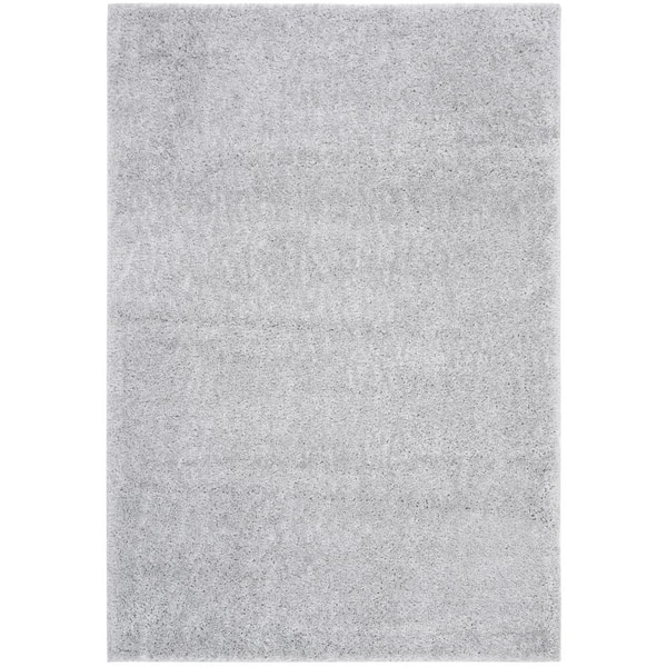 SAFAVIEH Augustine Silver Doormat 3 ft. x 5 ft. Solid Area Rug