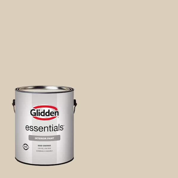 Glidden Essentials 1 gal. PPG1097-3 Toasted Almond Flat Interior Paint