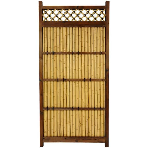 Oriental Furniture 75 in. Bamboo Garden Fence