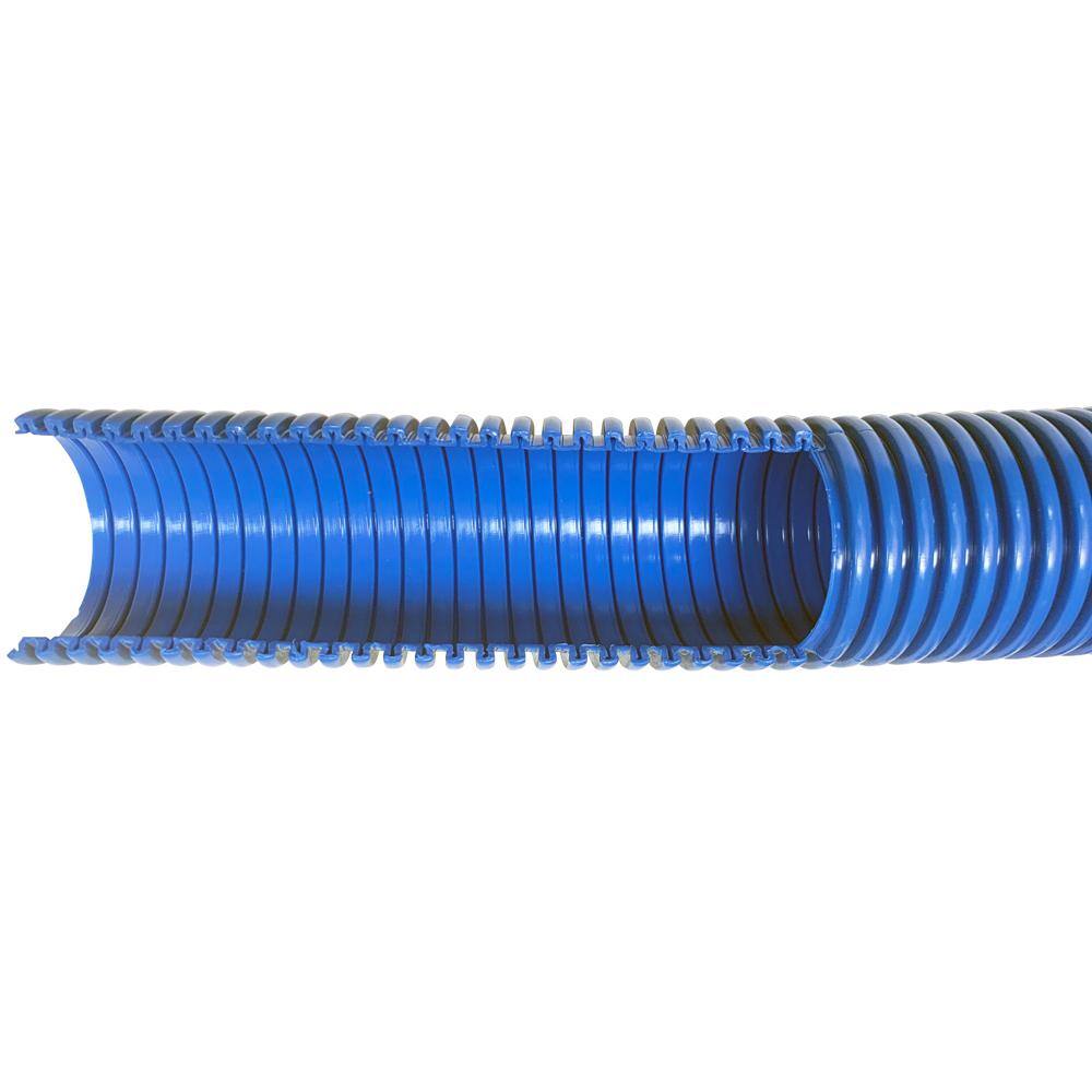 Blue Antistatic Vacuum Hose with Multi-Brand Adapter Set, 10 Ft