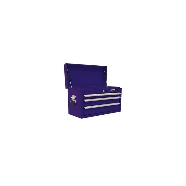 Viper Tool Storage 26 in. 3-Drawer Chest, Purple