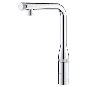 Essence Smartcontrol Single-Handle Pull-Out Sprayer Kitchen Faucet in StarLight Chrome