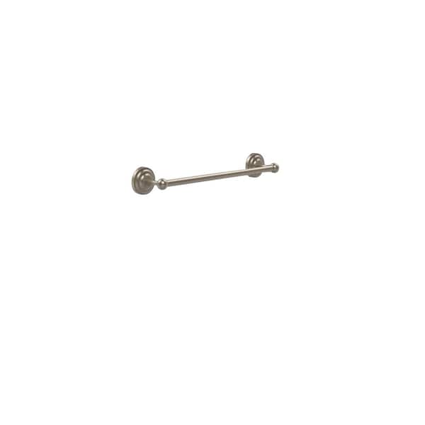 Allied Brass Que New Collection 18 in. Back to Back Shower Door Towel Bar in Antique Pewter