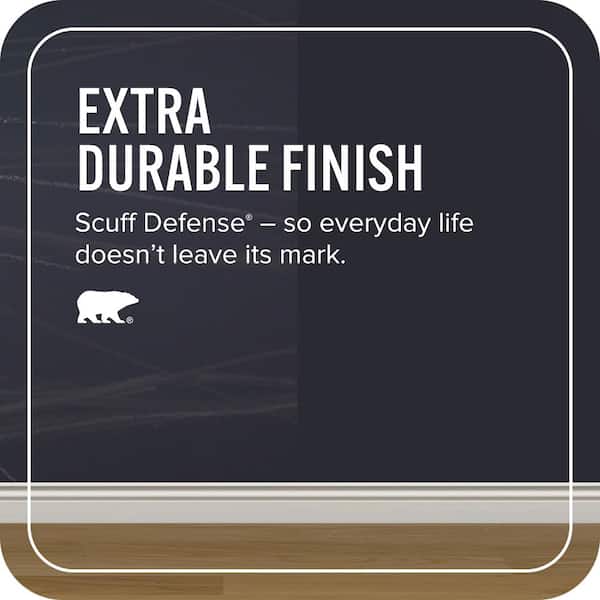 BEHR ULTRA - 5 gal. Ultra Pure White Extra Durable Satin Enamel Interior Paint & Primer