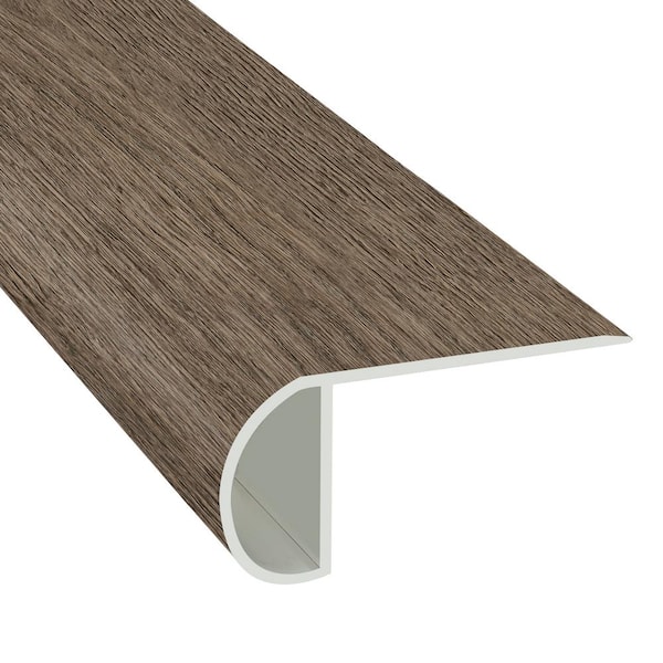 Islander Castle 1.03 in. T x 2.23 in. W x 94 in. Length Vinyl Overlap Stair Nose Molding