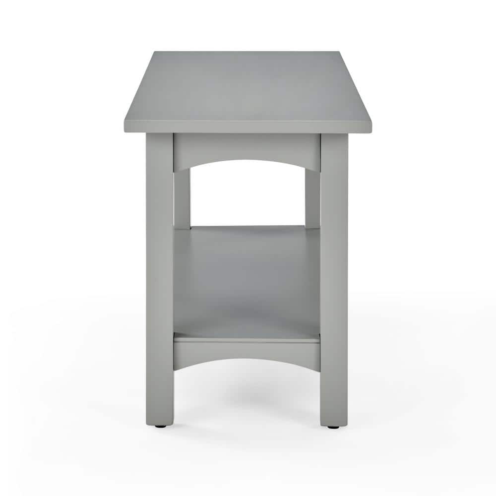 Coventry 36" Gray Wood Hall Tree with Storage Bench
