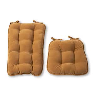 Cherokee Khaki 2-Piece Jumbo Rocking Chair Cushion Set