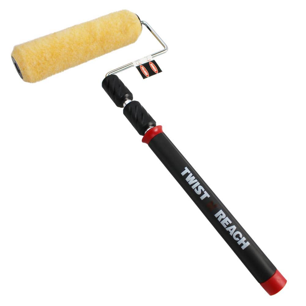  Large Paint Roller Kit Adjustable Roller Frame,Ergonomic  Handle, Adjustable Extension Poles,(3 pcs) Nylon Roller  Covers,Floors,Indoor,Outdoor Use, for Painting Walls and Ceiling,Detachable  Handle : Tools & Home Improvement