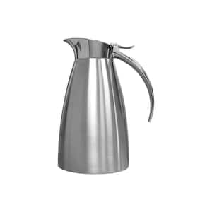 Minos Stainless Steel Coffee Serving Carafe with Lid and Heat-Proof Ha –  SHANULKA Home Decor