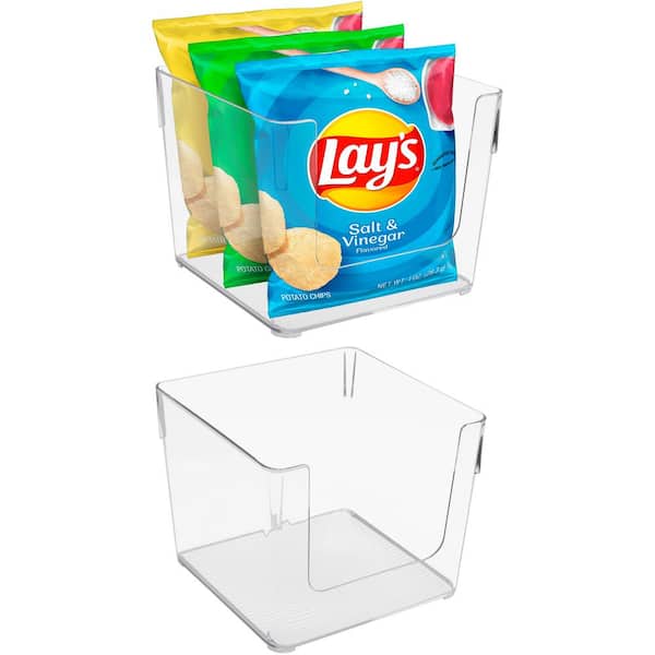 Pantry with Clear Chip Organizers