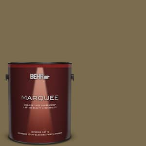 1 gal. #PPU8-01 Olive Matte Interior Paint & Primer