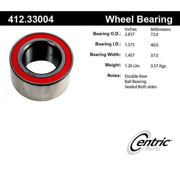 Centric Parts Wheel Bearing
