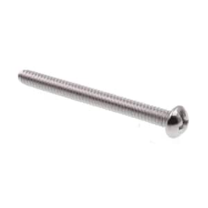 #10-24 x 2 in. Grade 18-8 Stainless Steel Phillips/Slotted Combination Drive Round Head Machine Screws (50-Pack)