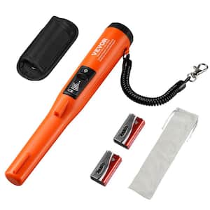 Metal Detector Pinpointer 4.5 in. IP68 Fully Waterproof Handheld Pin Pointer Wand Detection Depth 3 Modes LCD Screen
