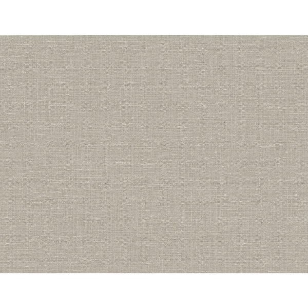 Seabrook Designs 60.75 sq. ft. Taupe Nomi Embossed Vinyl Unpasted Wallpaper Roll