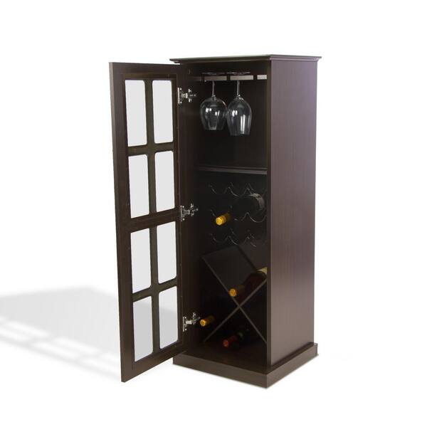 Atlantic Espresso Bar Cabinet 94835842 The Home Depot Atlantic Espresso Bar Cabinet 94835842, Espresso Corner Wine Cabinet