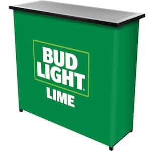 Bud Light Lime Green 36 in. Portable Bar