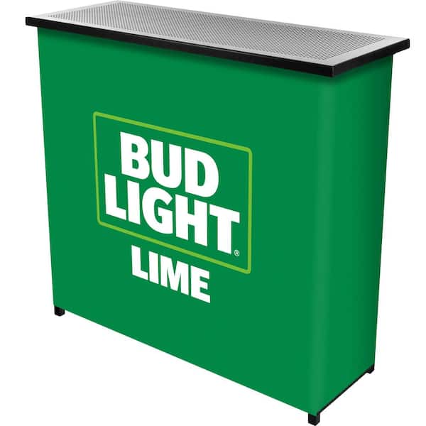 Unbranded Bud Light Lime Green 36 in. Portable Bar