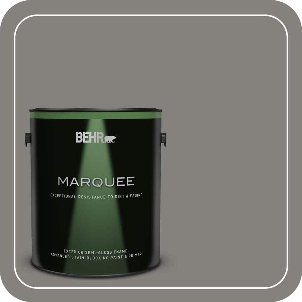 1 gal. #BNC-25 Gray Pepper Semi-Gloss Enamel Exterior Paint & Primer price history on PriceWatchPro
