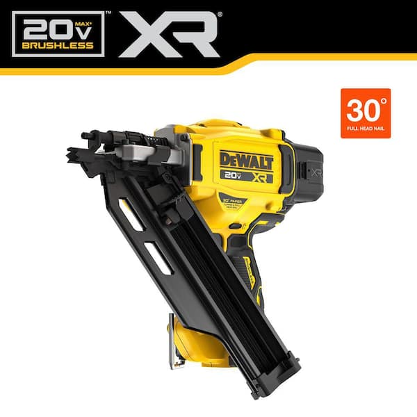 DEWALT 20-Volt 30° Cordless Framing Nailer (Tool-Only)