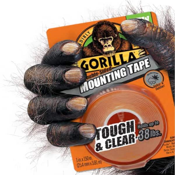 1 in. x 4 yds. Tough and Clear Mounting Double Sided Tape (6-Pack)