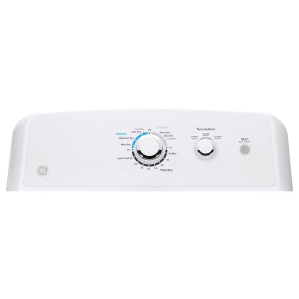 6.2 cu. ft. Gas Dryer in White