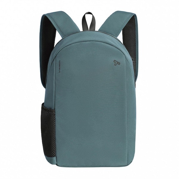 Anti-Theft The Voyages 17 in. Slate Blue Daypack Backpack