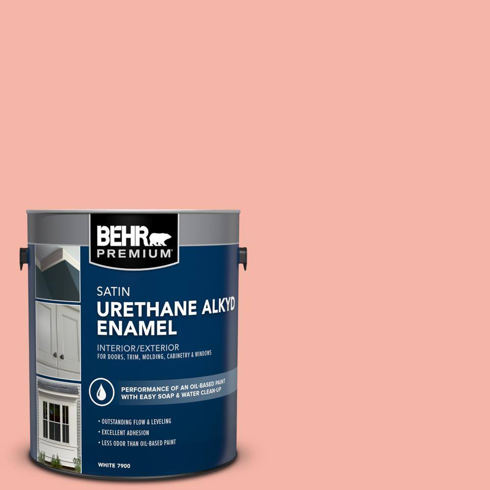 1 gal. #P180-3 Pink Mimosa Urethane Alkyd Satin Enamel Interior/Exterior Paint price history on PriceWatchPro