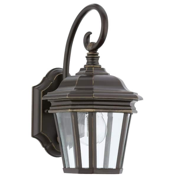 Progress Lighting Crawford Collection 4-Light Oil Rubbed Bronze Clear  Beveled Glass New Traditional Outdoor Post Lantern Light P5474-108 - The  Home Depot